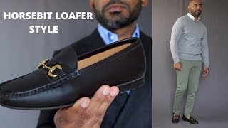 How To Wear HorseBit Loafers [upl. by Arfihs500]