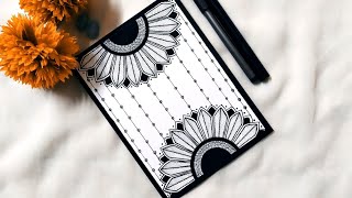 Simple and Quick Mandala Drawing for Beginners 💮💮✨✨ [upl. by Gibb345]