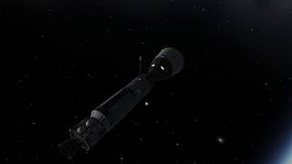 x64 Scale KSP Agena Target Vehicle Docking [upl. by Furiya]