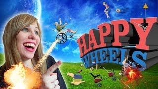 Happy Wheels con Luna  Pogo el SAMURÁI VERDE 6 [upl. by Sire]