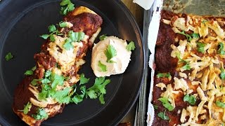 Vegan Enchiladas Recipe  Marys Test Kitchen [upl. by Lena]