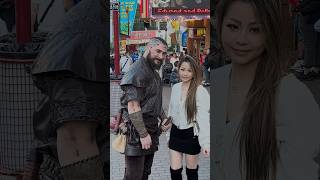 Ragnar Lothbrok Walking in Public costume ragnarlothbrok foryou reactionvideo reaction cosplay [upl. by Flip]