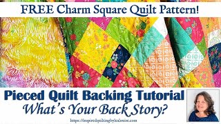 How to Choose the Right Quilt Backing Fabric  Pieced Quilt Backing Tutorial [upl. by Netsreik]