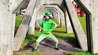 Happy Leprechaun Hula Hoop Dance St Patricks Day Shorts [upl. by Cottrell116]