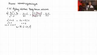 135 Wykonaj działania Podaj konieczne założenia Jak mnożyć ułamki algebraiczne [upl. by Hare]