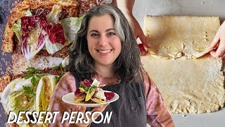 Claire Saffitz Makes Easy Pie Dough amp Savory Galette  Dessert Person [upl. by Duck]