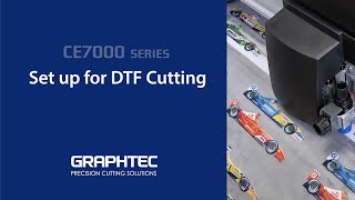 Graphtec CE7000 Cutting DTF Media [upl. by Haneeja]