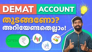 What is Demat account in Malayalam  How to open Demat Account  Stock Market Malayalam [upl. by Adahs]