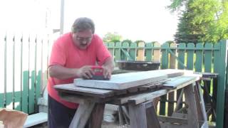 How To Acid Stain Concrete Benches Part 1 Preparation [upl. by Varipapa]