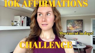 Manifest in 7 days  10K Affirmations Challenge  Robotic Affirming [upl. by Mcroberts768]