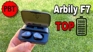 Review Arbily F7 Los Auriculares con MEJOR Batería que he probado [upl. by Asillam947]