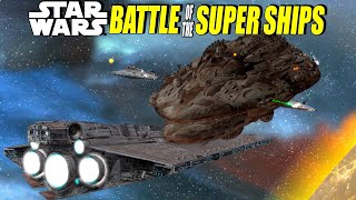 Battle of the Super Ships  Star Wars  MC99 vs 3 Praetor II [upl. by Aimat]