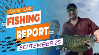 Lake St Clair Fishing Report  September 25 [upl. by Leighland]