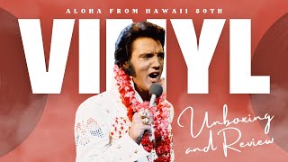 Elvis 50th Anniversary Aloha from Hawaii VINYL Unboxing and Review [upl. by Hseham]