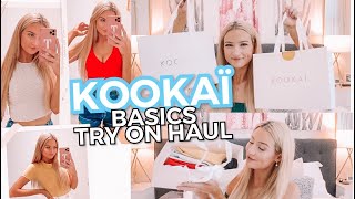 HUGE Kookaï Basics Try On Haul [upl. by Ecienahs]