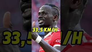 😱mané vitesse 335km par heure football mané [upl. by Lisan]