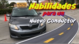 CLASES DE MANEJO PARA PRINCIPIANTESHABILIDADES DE CONDUCIR PARA UN NUEVO CONDUCTOR dmv [upl. by Einwat704]