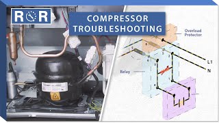 Refrigerator Compressor Troubleshooting Complete Guide  Repair amp Replace [upl. by Melak]