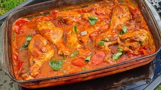 Voici une recette Italienne de poulet en sauce ✔ poulet sauce recetteitalienne riz recette [upl. by Darleen]