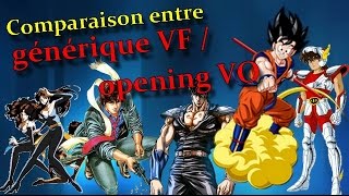 Comparaison Générique VF vs Opening VO  Part 1 [upl. by Hcurob131]