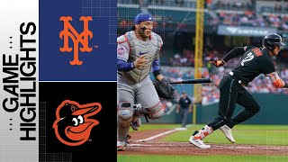 Mets vs Orioles Game Highlights 8423  MLB Highlights [upl. by Refeinnej]