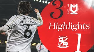 MK Dons v Swindon Town Highlights [upl. by Missie]