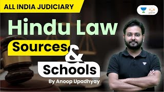 Sources and Schools of Hindu law  Anoop Upadhyay  Linking Laws [upl. by Cornie]