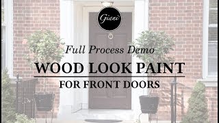 Giani Wood Look for Front Doors Full Demo [upl. by Brecher]