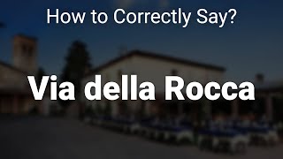 How to Correctly Pronounce 1 Tuscany Italy [upl. by Blodget]