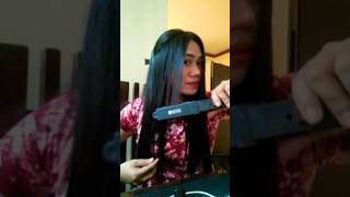 HAIR IRONING doityourselfretreat satisfying shorts new subscribe [upl. by Pickar786]