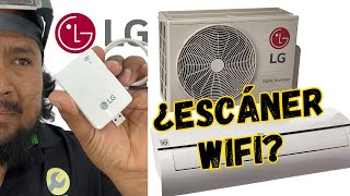 Como reparar Minisplit Inverter LG con error CH26 usando Escáner Wifi [upl. by Naivad]