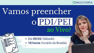 Como preencher o PDIPEI  Educação Inclusiva [upl. by Bledsoe637]