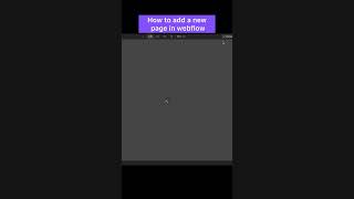 How to add pages in Webflow [upl. by Tedman]