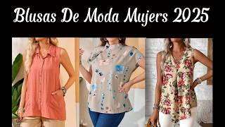 BLUSAS DE MODA PARA MUJERS 2025safeeranaz [upl. by Durst]