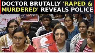 Kolkata Doctor Murder Case Massive Protests Erupt Across Medical Colleges In West Bengal  Top News [upl. by Bea]