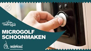 Hoe je microgolfoven reinigen  De Gouden Raad van Tante Kaat [upl. by Saunder]