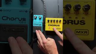 Clean guitar chorus comparison BOSS CE2 vs MXR 134 into a Laney Lionheart L20H Amp guitarpedals [upl. by Erroll]