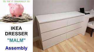 IKEA quotMALMquot Dresser Assembly [upl. by Kyla]