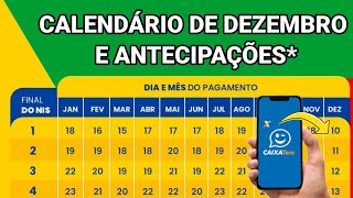 CALENDÁRIO BOLSA FAMÍLIA DE DEZEMBRO E ANTECIPAÇÃO PARA ESSAS FAMÍLIAS CALENDÁRIO COMPLETO 2024 [upl. by Airdnas68]