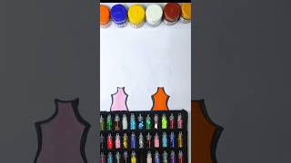 Gorgeous Glitter Dress Painting Sparkly Fashion Art Tutorial NOV 2024 [upl. by Sara305]