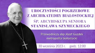 Uroczystości Pogrzebowe śp Arcybiskupa Stanisława Szymeckiego [upl. by Alika]