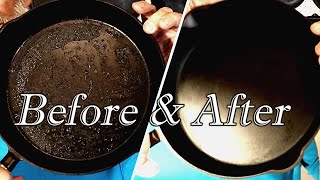 How to season a cast iron skillet on the stovetop [upl. by Naleag]