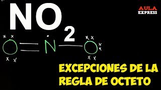 QUÍMICA Excepciones Regla Octeto Enlace Covalente  NO NO2 BeH2BF3 BACHILLERATO AULAEXPRESS [upl. by Erdnael]