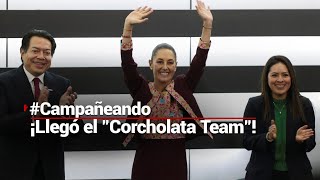 Campañendo  Sheinbaum presentó a su equipo de campaña¡y apareció uno que quotno se iba a someterquot [upl. by Ayikin]