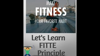 The FITTE Principle for training programs what is FITTE formula meaning [upl. by Ativet]