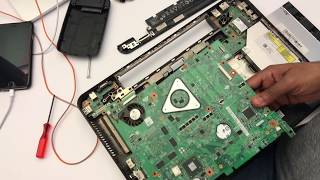 Disassembling and reassembling dell Inspiron  N5100 Harddisk replacement SSD [upl. by Llenaj11]