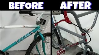 MTB to BMX Cruiser Style Conversion  Dream Build QampA at the end [upl. by Rebmetpes]