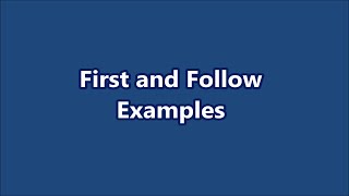 First and Follow Examples│Compiler Design│Part 11│Learn CSE Malayalam [upl. by Zsuedat]