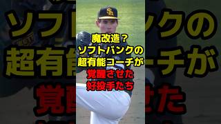 魔改造？ソフトバンクの超有能コーチが覚醒させた好投手たちshorts 野球 プロ野球 ソフトバンク コーチ 改造 有能 覚醒 [upl. by Norine]