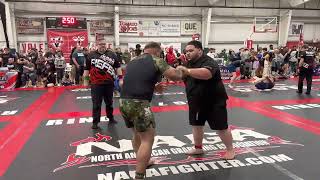 NAGA nogi ultra heavyweight 250 lbs Final [upl. by Nehgam]